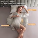 Emachi Pregnancy Pillow for Pregnant Women, Soft Pregnancy Body Pillow, Pillow Used to Support and Relieve Pain or discomfort in The Waist, Abdomen and Buttocks, Detachable Grey. - Image 6